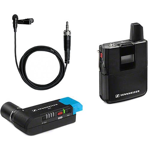 Sennheiser AVX-ME2 SET - Sistema de Microfone de lapela Omni sem fio para Montagem em Câmera Digital