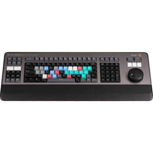 Blackmagic Design - DaVinci Resolve Editor Keyboard with Resolve Software
