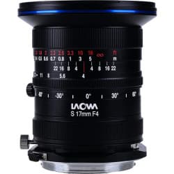 Laowa - Lente Venus Optics 17mm f/4 Zero-D Shift (FUJIFILM G)