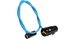 Kondor Blue - 43cm Mini Adjustable XLR macho to Adjustable fêmea XLR cabo de áudio - miniatura 1