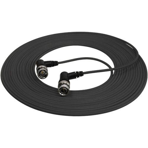 Kondor Blue - Ultra Thin 6G SDI Video cabo angular BNC (25ft) (Raven Black)