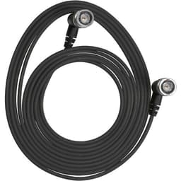 Kondor Blue - Ultra Thin 6G SDI Video cabo angular BNC (10ft) (Raven Black) - miniatura 1