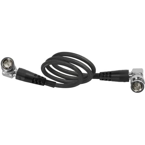 Kondor Blue - 56cm 12G SDI cabo angular for 4K 60p Camera Monitors and Transmitters (Raven Black)