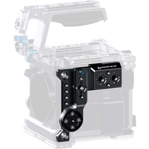 Kondor Blue - RED V-RAPTOR Left placa lateral (Raven Black)