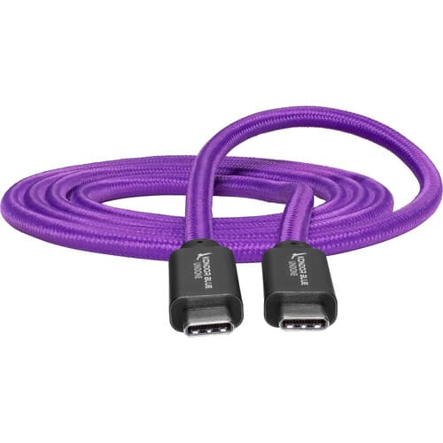 Kondor Blue - Gerald Undone 4FT USB-C 3.2 cabo for Data Transfer & Charging - 100W Power Delivery