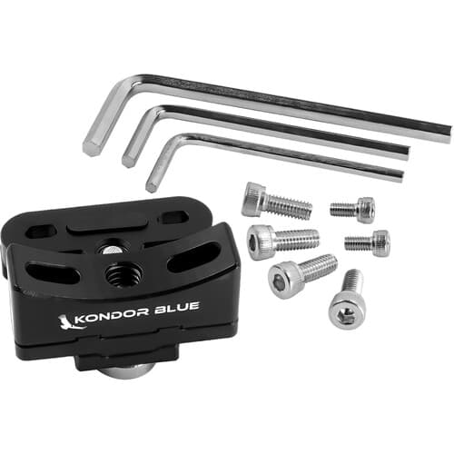 Kondor Blue - RF Lens mount Support for Speed Boosters & Adapters (Raven Black)