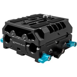 Kondor Blue - LWS ARRI Bridge placa For Cinema Cameras with With Riser for RED KOMODO (Raven Black) - miniatura 1