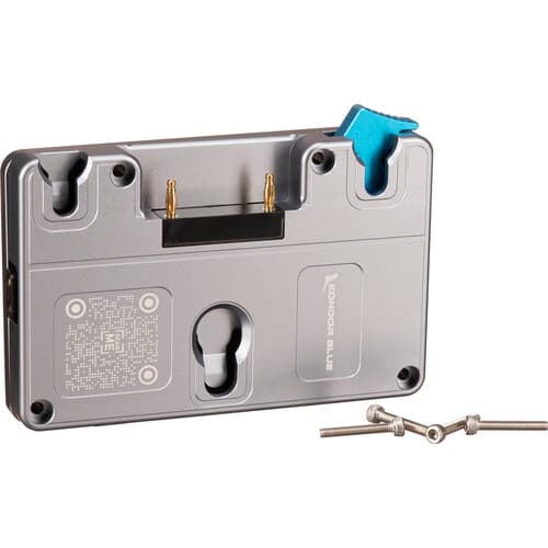 Kondor Blue - Blackmagic URSA Mini placa de bateria (Gold mount) (Space Gray)