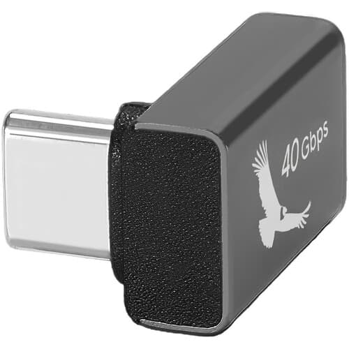 Kondor Blue - USB-C 40Gbps Elbow Adapter for Power & Data