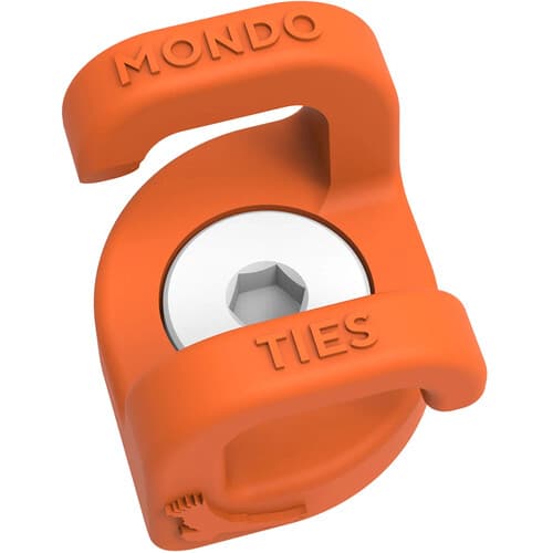 Kondor Blue - 501 Mondo Ties XL cabo Management Clips for Cameras (3/20cm) (Phoenix Orange)