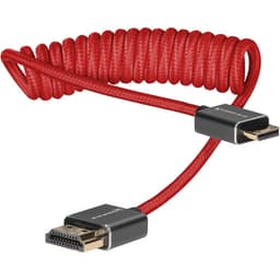 Kondor Blue - Espiralado Mini HDMI to Full HDMI (12-61cm) (Cardinal Red) - miniatura 1