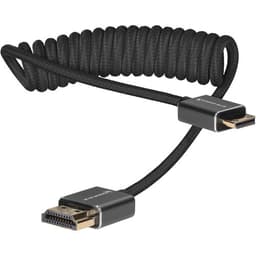 Kondor Blue - Espiralado Mini HDMI to Full HDMI (12-61cm) - Black - miniatura 1