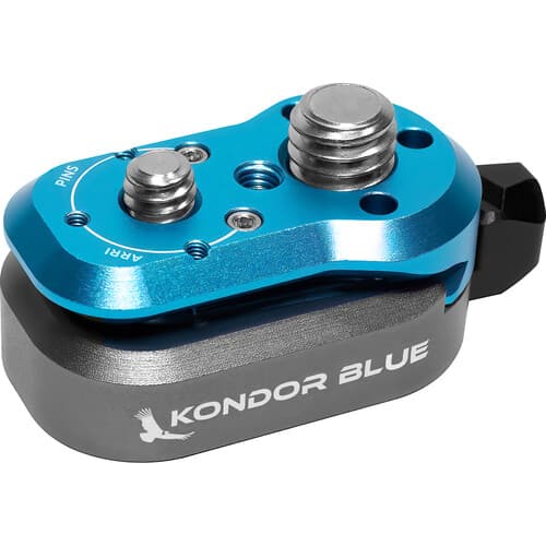 Kondor Blue - Mini Lock liberação rápida placas for Professional Camera Workflows (Kondor Blue)