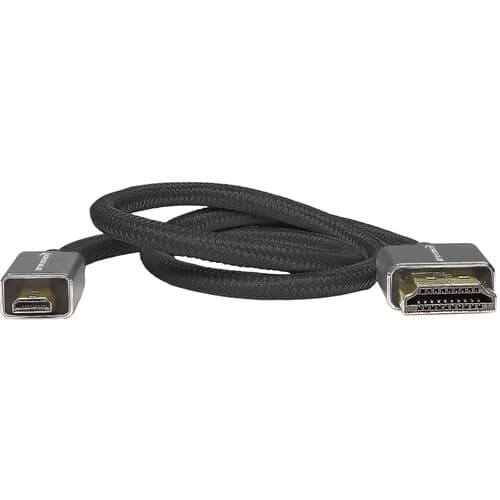 Kondor Blue - Micro HDMI to Full HDMI 41cm Straight cabo Braided (Kondor Blue)