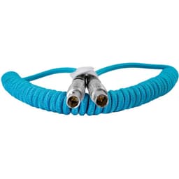 Kondor Blue - LEMO to LEMO 2 Pin 0B macho espiralado cabo de alimentação for ARRI - Teradek - miniatura 1