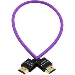 Kondor Blue - Gerald Undone MK2 Full HDMI Straight Braided cabo (Purple)(46cm) - miniatura 1