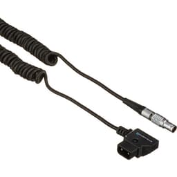 Kondor Blue - D-Tap to LEMO 2 Pin 0B macho cabo de alimentação for Z CAM, SmallHD, Teradek (espiralado)(Raven Black) - miniatura 1