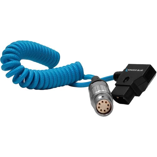 Kondor Blue - D-Tap to ARRI Alexa Mini espiralado cabo de alimentação