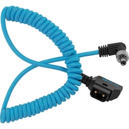 Kondor Blue - Espiralado D-Tap to Locking DC 2.5mm cabo angular (Amaran)(Kondor Blue) - miniatura 1