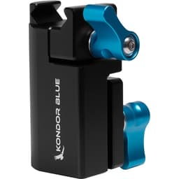 Kondor Blue - Baby Pin 5/20cm Spigot Receiver to NATO braçadeira Adapter for Light Stands and Monitors (Raven Black) - miniatura 1