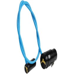 Kondor Blue - 43cm Mini Adjustable XLR macho to Adjustable fêmea XLR cabo de áudio