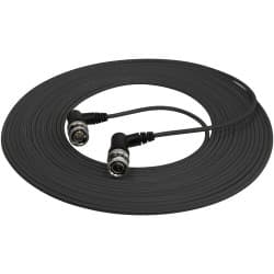 Kondor Blue - Ultra Thin 6G SDI Video cabo angular BNC (25ft) (Raven Black)