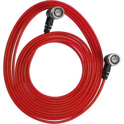 Kondor Blue - Ultra Thin 6G SDI Video cabo angular BNC (10ft) (Cardinal Red)