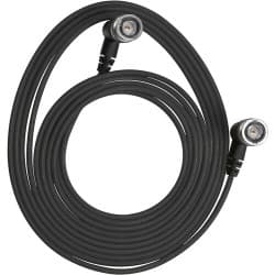 Kondor Blue - Ultra Thin 6G SDI Video cabo angular BNC (10ft) (Raven Black)