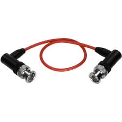 Kondor Blue - Ultra Thin 3G SDI Video cabo angular BNC (30cm) (Cardinal Red)