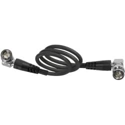 Kondor Blue - 56cm 12G SDI cabo angular for 4K 60p Camera Monitors and Transmitters (Raven Black)