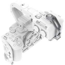 Kondor Blue - Canon C50 Front alça XLR Bracket (Space Gray)