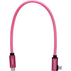 Kondor Blue - IJustine Pink USB C 3.1 Data and Charging cabo 10Gb/s Data Speed & 100W Power Delivery (1 FT)