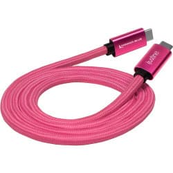 Kondor Blue - IJustine Pink Thunderbolt 4 USB 4.0 Type C 8K cabo Blazing 40G Speeds 240W