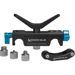 Kondor Blue - Universal Lens Support kit for LWS 15mm Rods (Raven Black)
