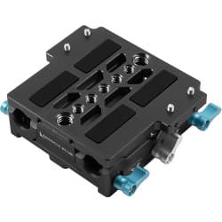 Kondor Blue - LWS ARRI Bridge placa For Cinema Cameras with Riser for ARRI Alexa Mini (Raven Black)