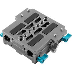 Kondor Blue - LWS ARRI Bridge placa For Cinema Cameras with Riser for ARRI Alexa Mini (Space Gray)