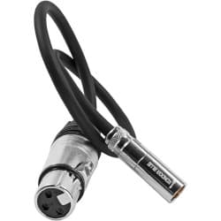 Kondor Blue - TA4M Mini XLR 4 Pin macho to fêmea XLR Braided cabo de áudio 16”