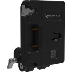 Kondor Blue - Pro Gold mount placa de bateria with Swiveling Rod Block (Raven Black)
