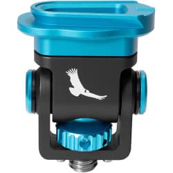 Kondor Blue - Mini Lock QR Swivel Tilt suporte para monitor with ARRI Pin (Pan/Tilt) (Raven Black)