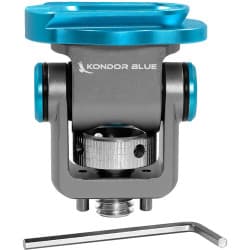 Kondor Blue - Mini Lock QR Swivel Tilt suporte para monitor with ARRI Pin (Pan/Tilt) (Space Gray)