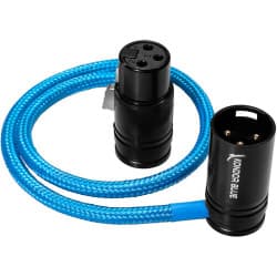 Kondor Blue - 8” Straight Low Profile angular cabo XLR (Kondor Blue)