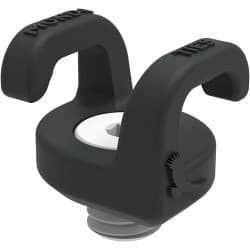 Kondor Blue - 501 Mondo Ties XL cabo Management Clips for Cameras (3/20cm) (Raven Black)