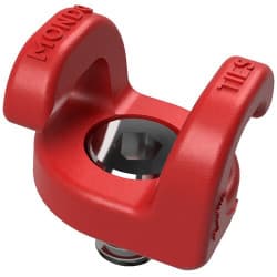 Kondor Blue - Mondo Ties cabo Management Clips for Cameras (1/10cm-20) ( 5 pack / Cardinal Red)