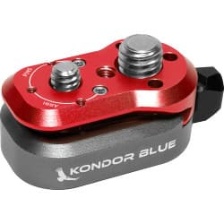 Kondor Blue - Mini Lock liberação rápida placas for Professional Camera Workflows (Cardinal Red)
