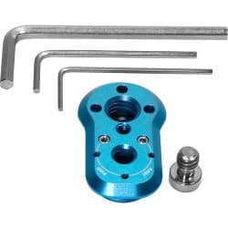 Kondor Blue - Mini Lock liberação rápida placas for Professional Camera Workflows (macho placa Only)(Kondor Blue)
