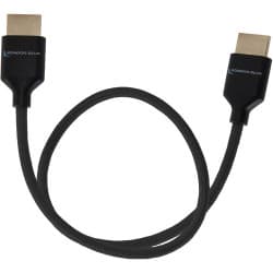 Kondor Blue - 8K HDMI 2.1 43cm Braided cabo for on Camera Monitors (Raven Black)