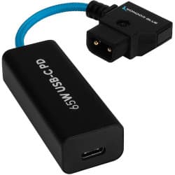 Kondor Blue - 6” D-Tap to fêmea USB C PD 2 Way Battery Charging cabo de alimentação (Kondor Blue)