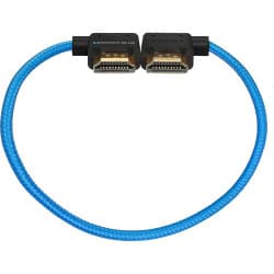 Kondor Blue - 12” angular to Left Angle Full HDMI Straight cabo (Kondor Blue)