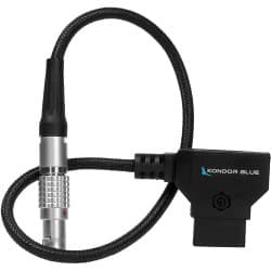 Kondor Blue - 25cm D-Tap to Straight LEMO 2 Pin cabo de alimentação for RED KOMODO