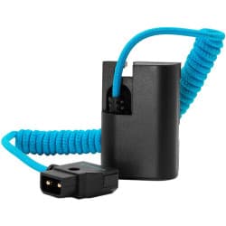 Kondor Blue - D-Tap to Canon LPE6 NH cabo de bateria dummy (Kondor Blue)